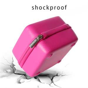 Custom Pink Waterproof EVA Tissue <b>Case</b> Travel <b>Hard</b> <b>Shell</b> Leather and PU EVA Tissue Box for Car and Home Tissue Paper Packaging - Product Image 6