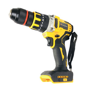Perceuse à percussion sans fil portable haute puissance jaune 13 mm avec mandrin métallique 200 N.m, visseuse à couple sans balais rechargeable PG4665A - Product Image 2