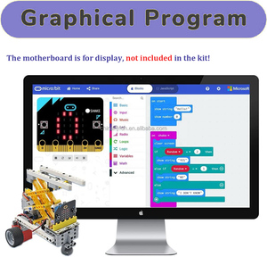 Diymall 32 en 1, de codificación de bloques de construcción Wonder Kit, Kit de aprendizaje educativo STEM programable para Micro:bit - Product Image 4