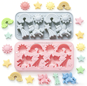 Moldes <span class=keywords><strong>de</strong></span> Silicona para Caramelos <span class=keywords><strong>de</strong></span> <span class=keywords><strong>Unicornio</strong></span> VaryWell para Niños, Moldes <span class=keywords><strong>de</strong></span> Grado Alimenticio para Gomitas, Chocolate, Gelatina, Fondant, Resina <span class=keywords><strong>de</strong></span> Cera - Product Image 3