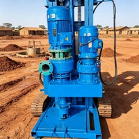 Machine de forage de puits d'eau compacte et économique de 200 m, fabriquée en Chine, pour usage agricole, avec design compact et contrôle facile