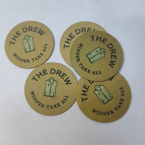 Impression de logo personnalisé, broderie, patchs tissés à haute densité à coller au fer avec bordure découpée au laser pour les chapeaux - Product Image 1
