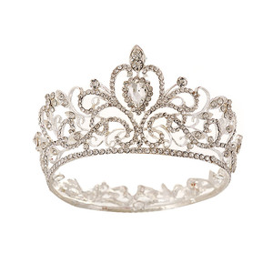 Luxury <b>Headband</b> Wedding Hair Accessories High Quality <b>Gold</b> Color Pageant Crowns for Girls - Product Image 2