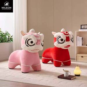 Popular Silla con forma de animal: Silla León, Silla Pony, Sofá Individual para Sala de Estar, Asiento con forma de animal, Taburete Creativo, Adorno de Suelo, Silla <span class=keywords><strong>Infantil</strong></span> - Product Image 2