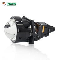 Gview A3 6000K LED Lentille de projecteur G17S Super Bright 3 Inch LED Headlight High Low Beam Bi Projector Laser Car LED Bulbs New