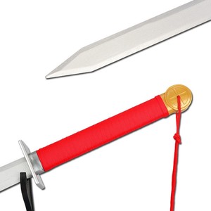 Espada de Madera para <span class=keywords><strong>Cosplay</strong></span> de Anime Japonés, Tasaka, Diente Roto de Hierro, Arma Bakusaiga, Cuchillo de Madera - Product Image 6