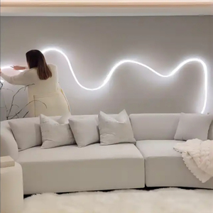 Usine En Gros Intérieur Ménage Atmosphère Décoration Silicone Étanche Néon Lumière <span class=keywords><strong>Tube</strong></span> Rond Néon <span class=keywords><strong>Tube</strong></span> - Product Image 4