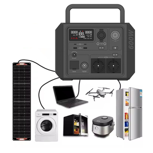 Générateur solaire portable 600W 403Wh, centrale électrique d'urgence rechargeable, station d'alimentation solaire - Product Image 1