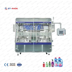 Multi function with foam solution target for detergent liquid soap glass cleaner etc. cleaning liquid filling machine