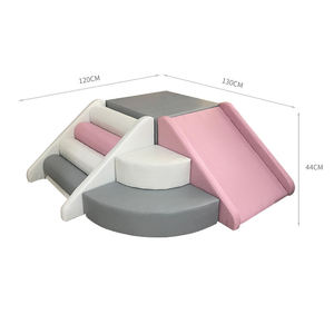 Equipo de Entrenamiento para Parque <span class=keywords><strong>Infantil</strong></span> Interior para Niños Pequeños, Bloques Blandos para Escalar y Deslizar, Diversión Interactiva para Parques de Atracciones - Product Image 1