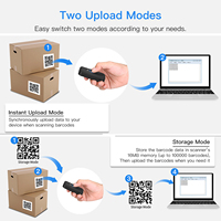 Eyoyo-escáner de código de barras, dispositivo de larga duración de resistencia, Bluetooth, 2,4G, inalámbrico y con cable, Chip ARM 2D, con almacenamiento de 16Mb