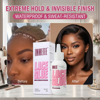 Colle pour perruques à marque privée, adhésif imperméable à tenue extrême pour perruques Lace Frontal et toupets, liaison invisible et forte, 80g, OEM