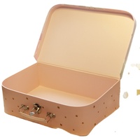 Maßgefertigte Großhandelspreise Kawayi Niedliche Mini-Hartkarton-Koffer Geschenkboxen für Kinder mit Griff aus Papier für die Box