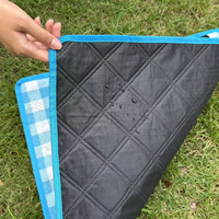 Mini coussin de pique-nique pliable, léger, imperméable, résistant à l'eau, anti-sable, imprimé sur mesure, de haute qualité