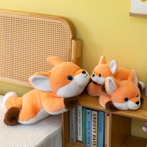 Juguete de Peluche de Zorro Naranja Personalizado al por Mayor de Fábrica, con Ojos Azules, Cara Blanca y Patas Marrones, Regalo para Niños Amantes del Bosque - Product Image 2