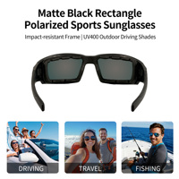 Custom Logo UV400 Polarized PC Frame Sunglasses OEM ODM Unisex Sport Glasses Print Logo Men for Driving Fishing
