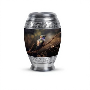 Urnes colibri pour cendres humaines Homme femelle adulte-Mini urnes pour souvenir de cendres humaines- (3 pouces) Urne funéraire d'oiseau colibri - Product Image 1