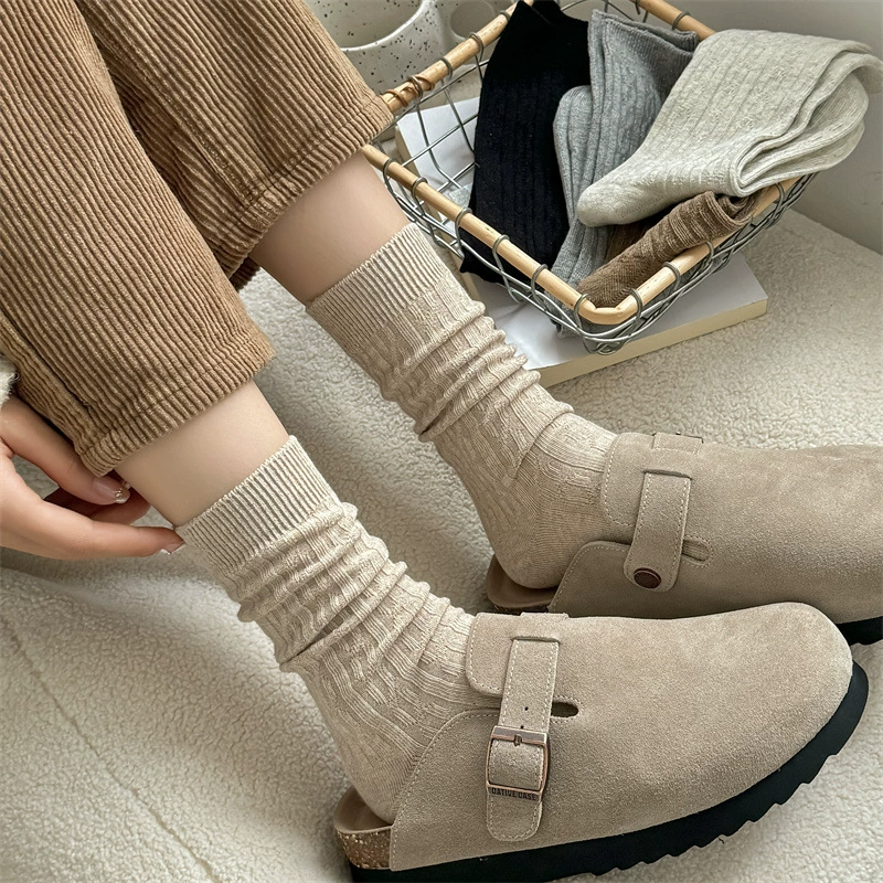 Cozy Winter Knitted Christmas Stockings Fluffy