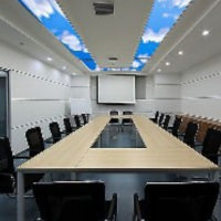 Personnalisation professionnelle plaque de dispersion intérieure lumière du soleil fenêtre encastrée bleu ciel faux plafond LED lucarne virtuelle
