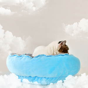 Hot Sale Tragbare weiche runde Haustier betten für Hund und Katze auf Lager - Product Image 3