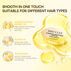 Cápsulas de Suero Capilar Súper Suavizante BREYLEE, Aceite Capilar con Aroma a Jazmín Fresco para Reparación del Cabello Seco y Dañado - Product Image 5