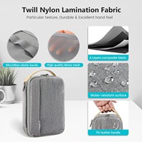 Bolsa Organizadora de Accesorios Electrónicos Impermeable Oxford OEM, Bolsa de Almacenamiento de Cables Imprescindible para Viajes de Negocios al Aire Libre