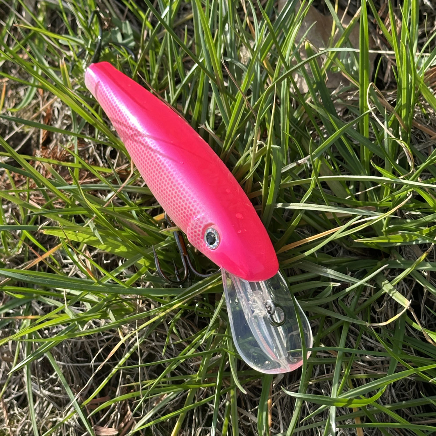 Frot-pink 3D Eye Big Wobbler Fishing Lure - Japan Swimbait