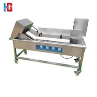 Machine à frire les pommes de terre industrielle, machine à beignets automatique, convoyeur continu, friteuse électrique à chauffage