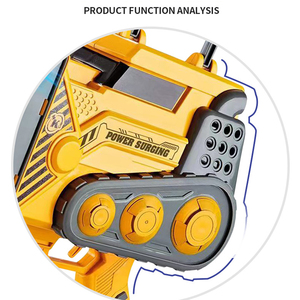 Mùa Hè Kỹ Thuật Trẻ Em Ngoài Trời Xe Tải Đồ Chơi Với Điện Tự Động Súng Bong Bóng Máy Đồ Chơi Cho Trẻ Em - Product Image 2