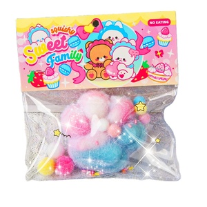 ของเล่นบีบโมจิรูปอุ้งเท้าแมว ของเล่นบีบสโลว์รีบาวด์หลากสี ของเล่นบีบวาฟเฟิลโดนัท TPR - Product Image 1