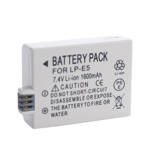 La nouvelle batterie LP-E5 7.4V 1600mAh convient aux appareils photo <span class=keywords><strong>Canon</strong></span> EOS 450D <span class=keywords><strong>1000D</strong></span> 500D 2000D KISS X2 X3 - Product Image 3