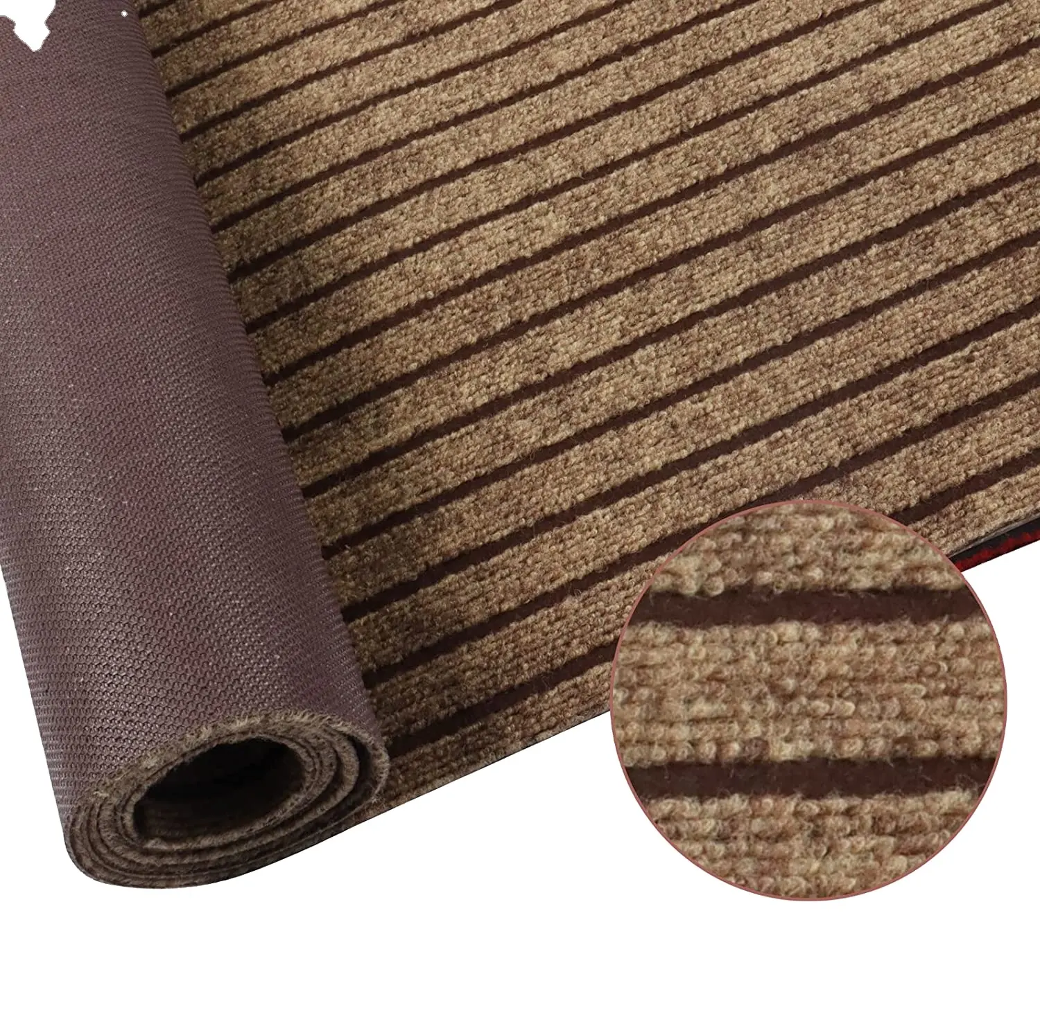 YIJIA hot sell Best sales polyester floor mat seven stripes door mats door mats for home