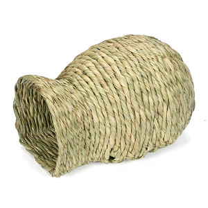 Tessuto a mano erba coniglio nido di Yurt coniglietto casa gabbia per animali domestici coniglio cavia erba nido letto di coniglio giocattoli da masticare criceto tunnel - Product Image 5