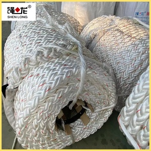 Corde PP blanche 6mm 10mm 14mm 16mm Corde en plastique torsadée en polypropylène Cordes à 3 brins pour la marine - Product Image 5