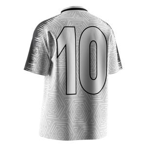 Camiseta de Fútbol Bordada con Cuello Polo en V, Diseñada con Tela Transpirable para Mayor Comodidad y Rendimiento en el Campo - Product Image 6