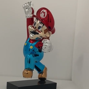 Tide Chơi Phim Hoạt Hình Mario Nhựa Mạ Điện Thủ Công Mỹ Nghệ Cho Hộ Gia Đình Khách Sạn Phía Trước Bàn Hiên Cửa Sổ Mô Hình Phòng Điêu Khắc Đồ Trang Trí - Product Image 6