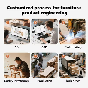 โรงงานรับผลิตเฟอร์นิเจอร์ห้องนอนไม้หรูหราแบบกำหนดเองสำหรับโรงแรม 3-5 ดาว และอพาร์ทเมนท์  ผู้จัดจำหน่ายเฟอร์นิเจอร์สำหรับโรงแรม - Product Image 3