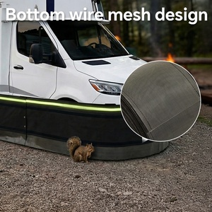 HOMFUL - Protección Inferior para <span class=keywords><strong>Autocaravanas</strong></span>, Tela de Fieltro Reflectante para Todas las Estaciones, 0.8 m de Altura, Múltiples Opciones de Longitud - Product Image 3