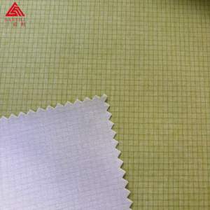 300t Ripstop cation pongee vải 100% polyester 3-Lớp composited TPU phim + nổi sợi ngoại quan không thấm nước may mặc - Product Image 4