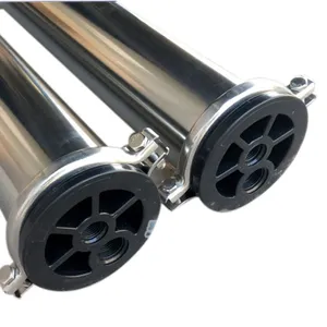4040 Stainless Steel Ro Membrane Housing Water Filter Pre Housing On Water Treatment Equipment