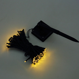 Tốt Nhất Người Bán Năng Lượng Mặt Trời <span class=keywords><strong>Powered</strong></span> RGB LED Cổ Tích Ánh Sáng Giáng Sinh Vườn Vòng Hoa Trang Trí 100LED 12M 200LED 22M Không Thấm Nước Chuỗi Ánh Sáng - Product Image 2