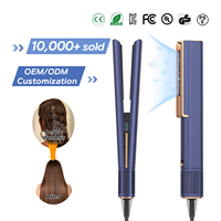 Lisseur de cheveux portable MK-559 à ions négatifs, plaques larges en céramique flottantes, chauffage rapide, vente directe usine