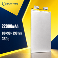 Batterie LiPo Pouch Cell haute énergie BATTIVUS 22000mAh 3.8V 20C pour drone UAV FPV