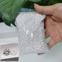 Factory Outlet Moissanite Perhiasan Digunakan 1-3Mm D/VVS Kejelasan Bulat Brilian Jarak Dekat Moissanite Batu Berlian