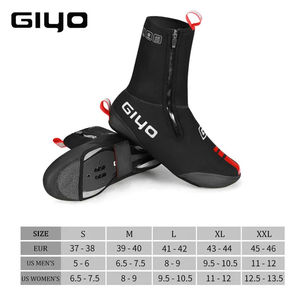 GIYO <span class=keywords><strong>Couvre</strong></span>-<span class=keywords><strong>chaussures</strong></span> de vélo MTB Road Bike Winter Thicken Warm Thermal Overshoes Waterproof Reflective Cycling Shoe Cover Booties - Product Image 4