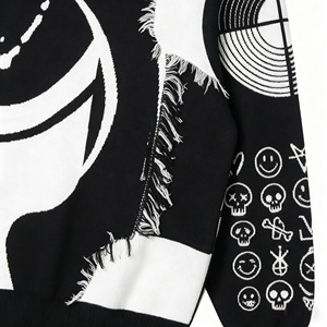 Felpe Personalizzate Bianche e Nere in Filati Core Spun per Uomo e Donna, Felpe in <span class=keywords><strong>Pile</strong></span> per Jogging e Allenamento - Product Image 5
