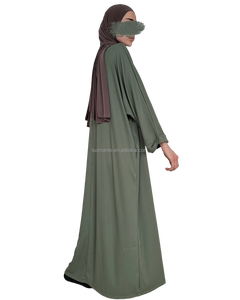 Abaya une pièce en jersey côtelé 2024 personnalisée Fabricant d'abaya Une pièce - Product Image 4