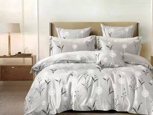 Set di Biancheria da Letto Confortevole e Delicato sulla Pelle in Poliestere, Set Copripiumino Stampato 3 Pezzi con Federe, Stile Urbano - Product Image 6