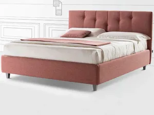 Cama Moderna Letti con Espacio de Almacenamiento, Estructura de Listones, Sistema de Elevación a Gas, Tapicería de Terciopelo, Estructura de Madera, Cama Ajustable - Directo de Fábrica - Product Image 2