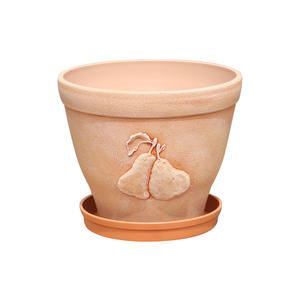 Uso domestico moderno grande vaso di fiori in plastica con pietra in resina addensata durevole Monstera luce di lusso sensazione High-End - Product Image 5